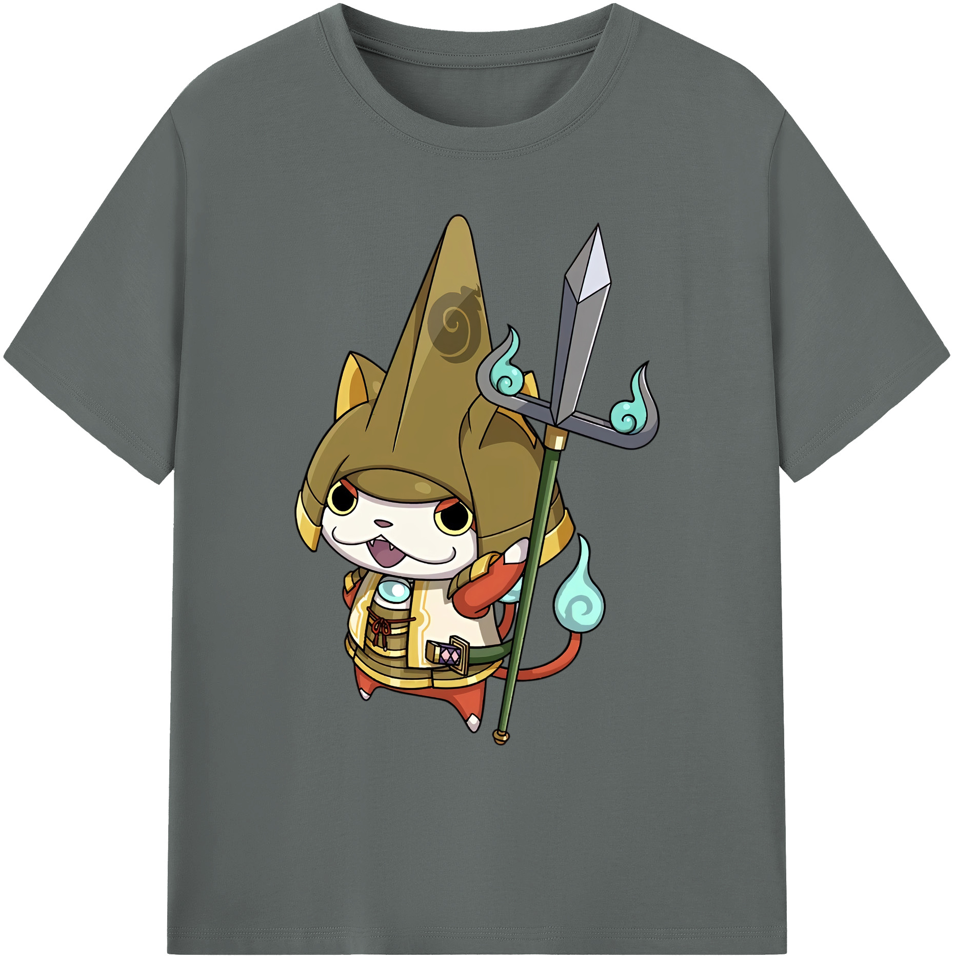 （画像用） 妖怪ウォッチ Yo-kai Watch 綿100％ メンズ半袖Tシャツ｜肌触りやわらか＆通気性